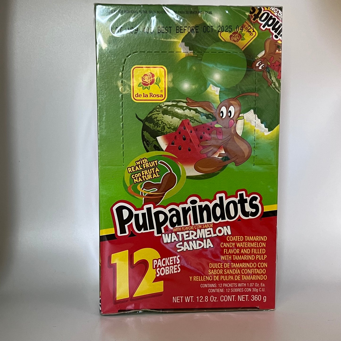 Pulparindots con sabor a Sandía 12 sobres