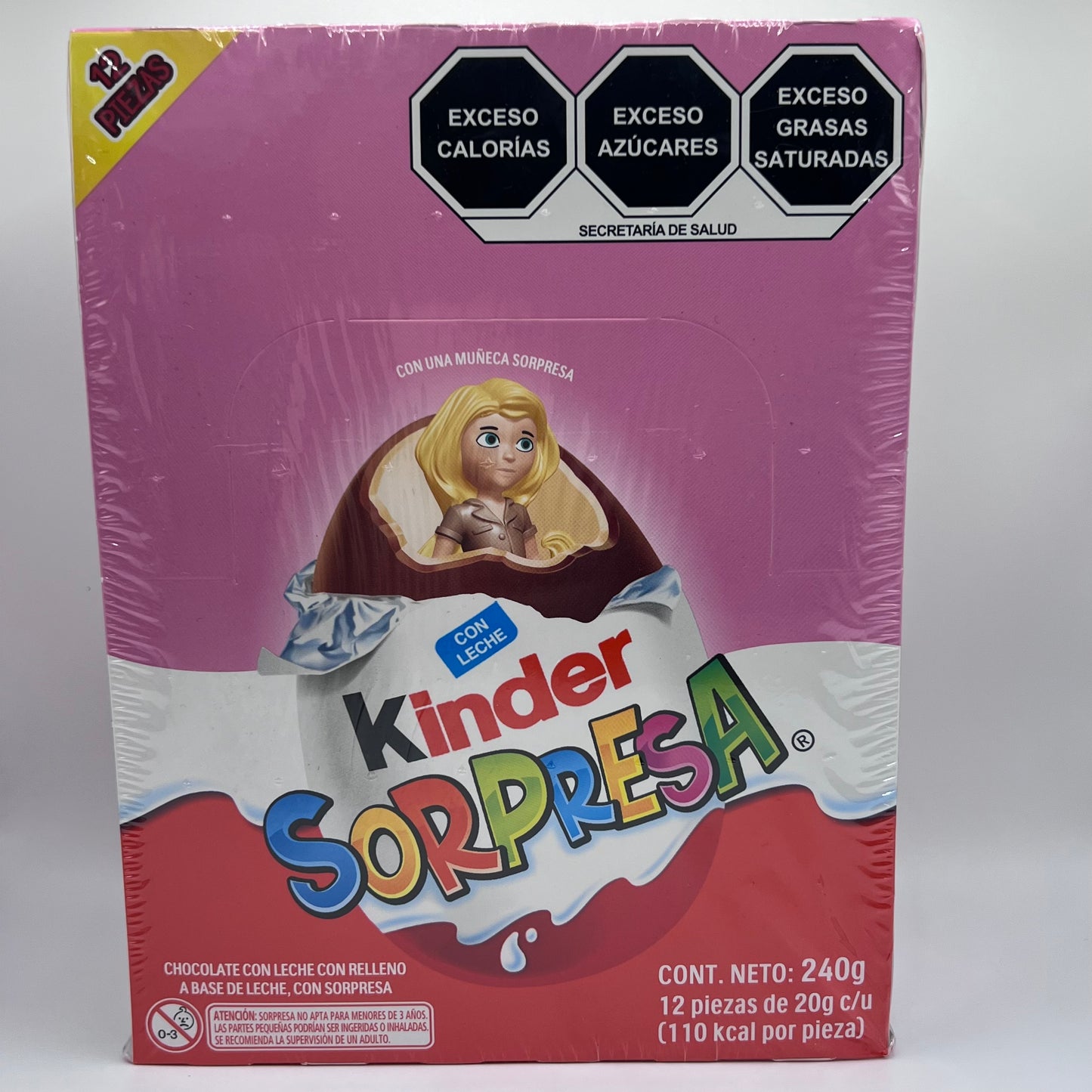 Kinder sorpresa de niña 12 piezas